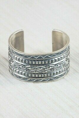 Navajo Sterling Silver Bracelet - Sunshine Reeves - High Lonesome Trading