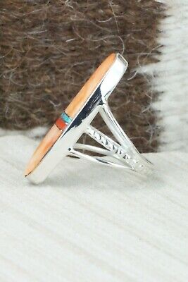 Spiny Oyster & Sterling Silver Ring - Harold Smith - Size 7.5