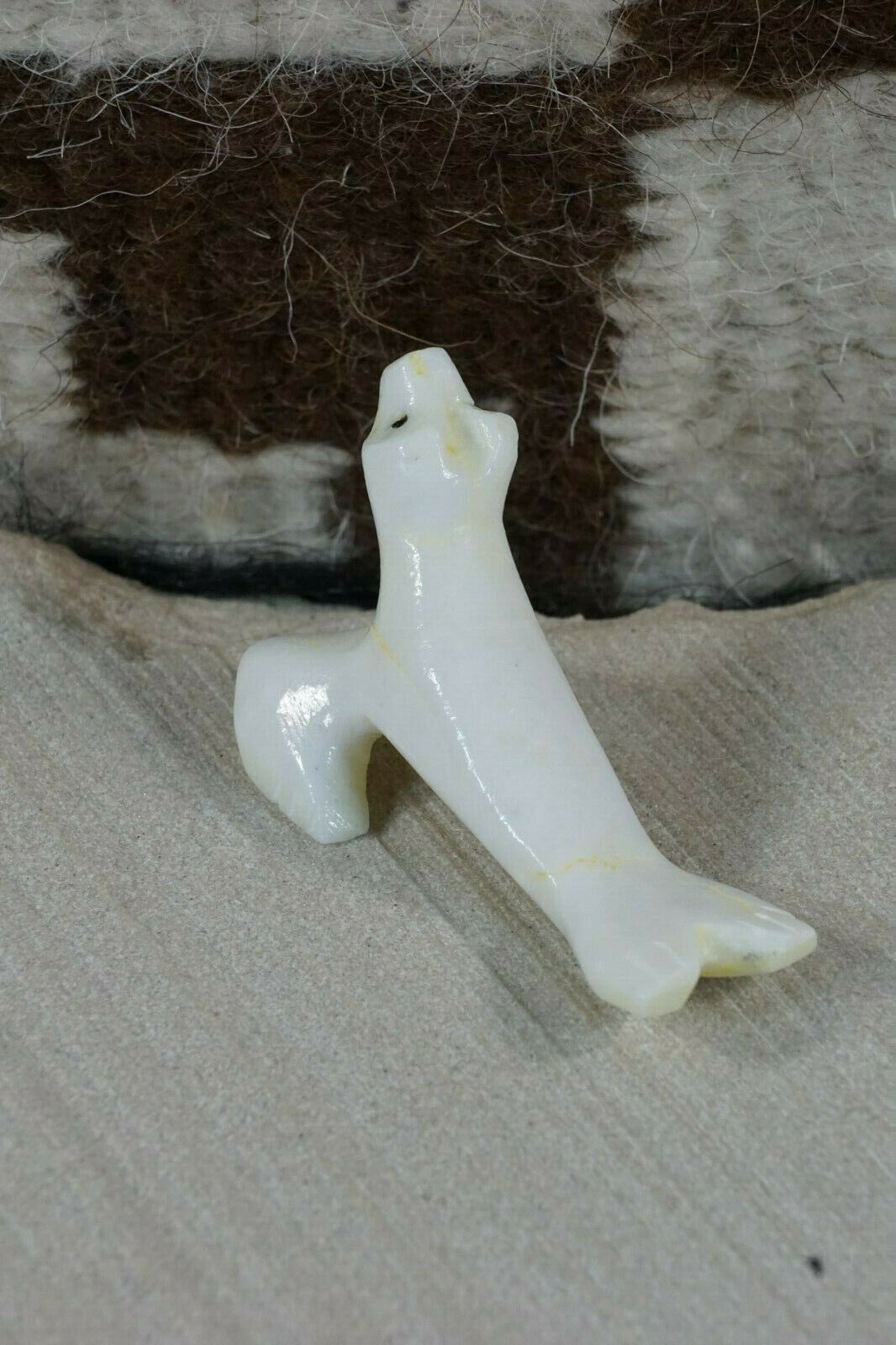 Sea Lion Zuni Fetish Carving - Russell Shack - High Lonesome Trading
