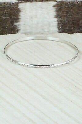 Sterling Silver Bangle - Elaine Tahe