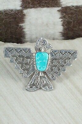Turquoise & Sterling Silver Ring - Delbert Arviso - 8.25