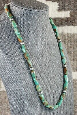 Navajo Turquoise & Sterling Silver Necklace - Native American