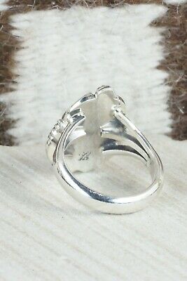 Turquoise & Sterling Silver Ring - Irvin Tsosie - Size 11.25