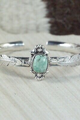 Turquoise & Sterling Silver Bracelet - Bobby Platero