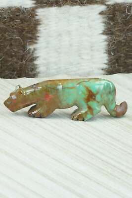 Mountain Lion Zuni Fetish Carving - Andres Quandelacy
