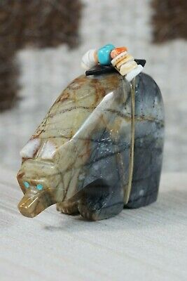 Bear Zuni Fetish Carving - Tony Laiwakete - High Lonesome Trading