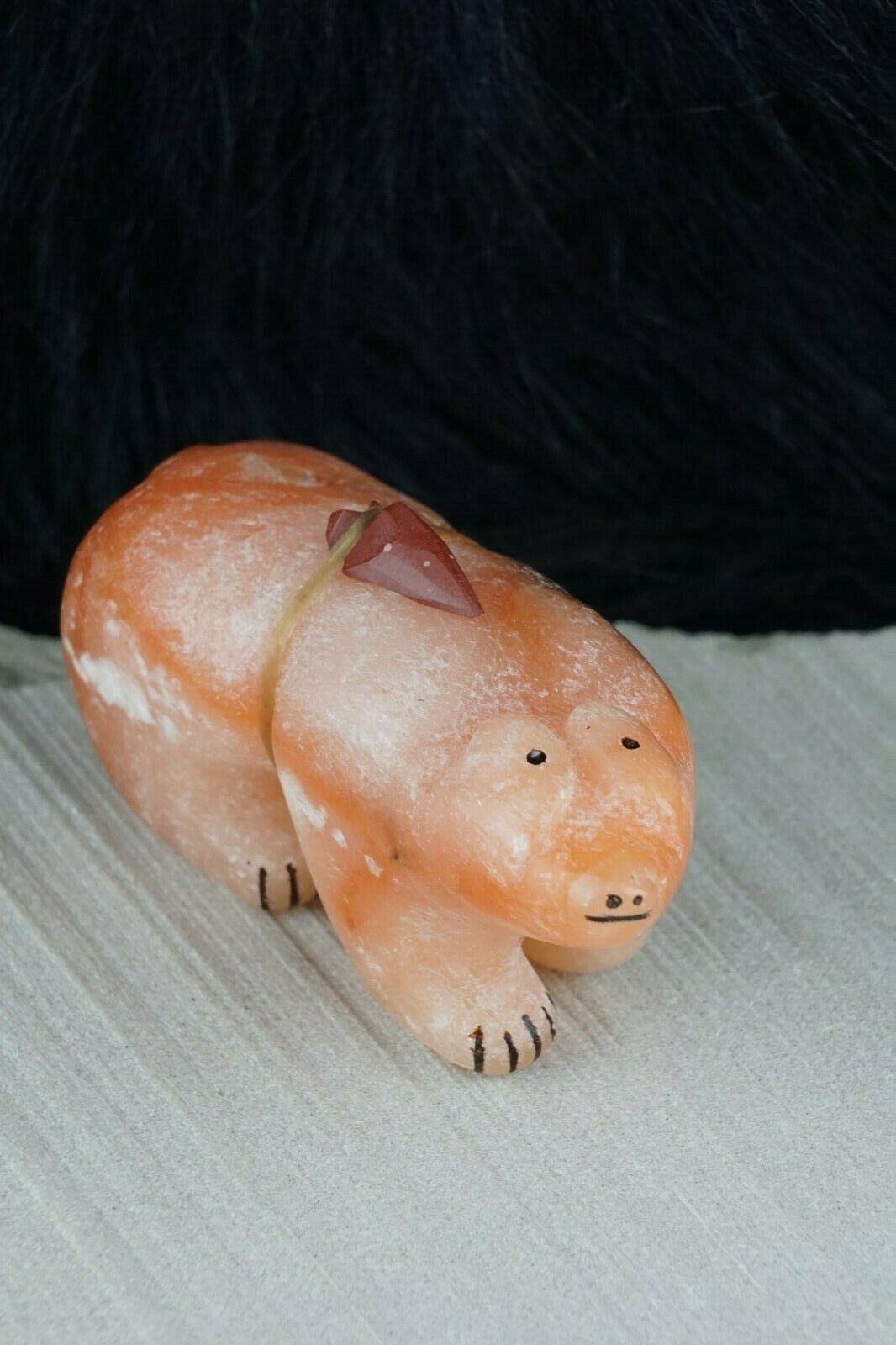 Bear Zuni Fetish Carving - Rick Kallestewa - High Lonesome Trading