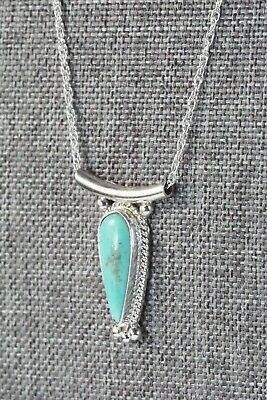 Turquoise & Sterling Silver Necklace - Sharon McCarthy