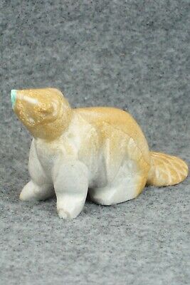 Beaver Zuni Fetish Carving - Enrike Leekya