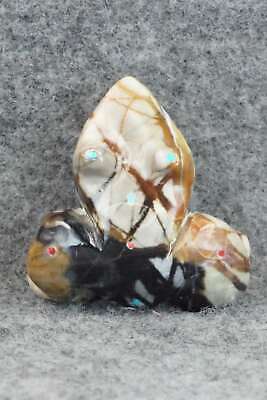 Frog Zuni Fetish Carving - Todd Lowsayatee