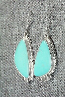 Turquoise and Sterling Silver Earrings - Sharon McCarthy