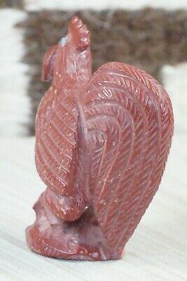 Rooster Zuni Fetish Carving - Derrick Kaamasee - High Lonesome Trading