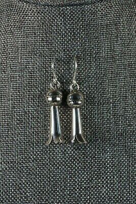 Navajo Sterling Silver Blossom Earrings - Phil Garcia - High Lonesome Trading