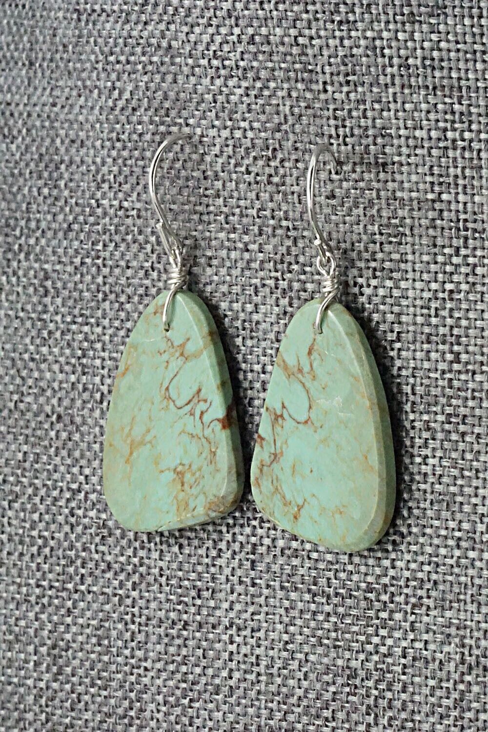 Turquoise & Sterling Silver Earrings - Sharon Abeyta
