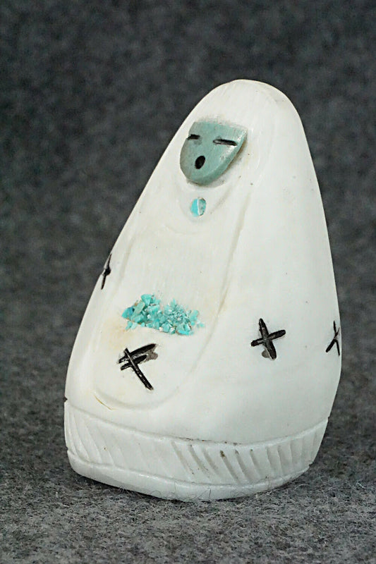 Corn Maiden Zuni Fetish Carving - Faye Quandelacy