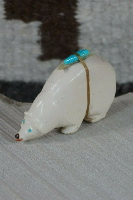 Bear Zuni Fetish Carving - Freddie Leekya - High Lonesome Trading