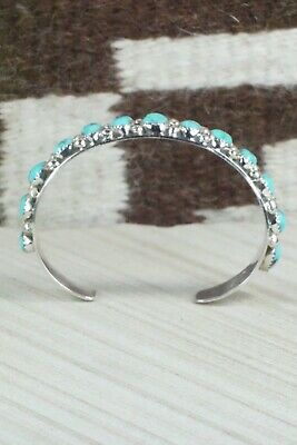 Turquoise & Sterling Silver Bracelet - Darlene Begay