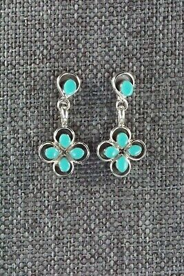 Turquoise & Sterling Silver Earrings - Wayne Johnson Jr.