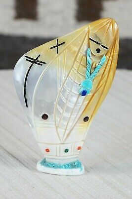 Corn Maiden Zuni Fetish Carving - Vickie Quandelacy - High Lonesome Trading