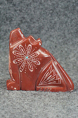 Wolf Zuni Fetish Carving - Adrian Cachini