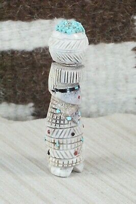 Corn Maiden Zuni Fetish Carving - Carl Etsate