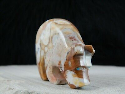 Bear Zuni Fetish Carving - Rodney Laiwakete - High Lonesome Trading
