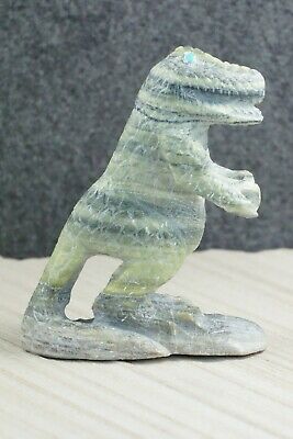 T-Rex Zuni Fetish Carving - Derrick Kaamasee