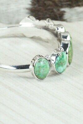 Turquoise & Sterling Silver Bracelet - Thomas Yazzie - High Lonesome Trading