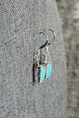 Turquoise & Sterling Silver Earrings - KimMarie Whitehorse