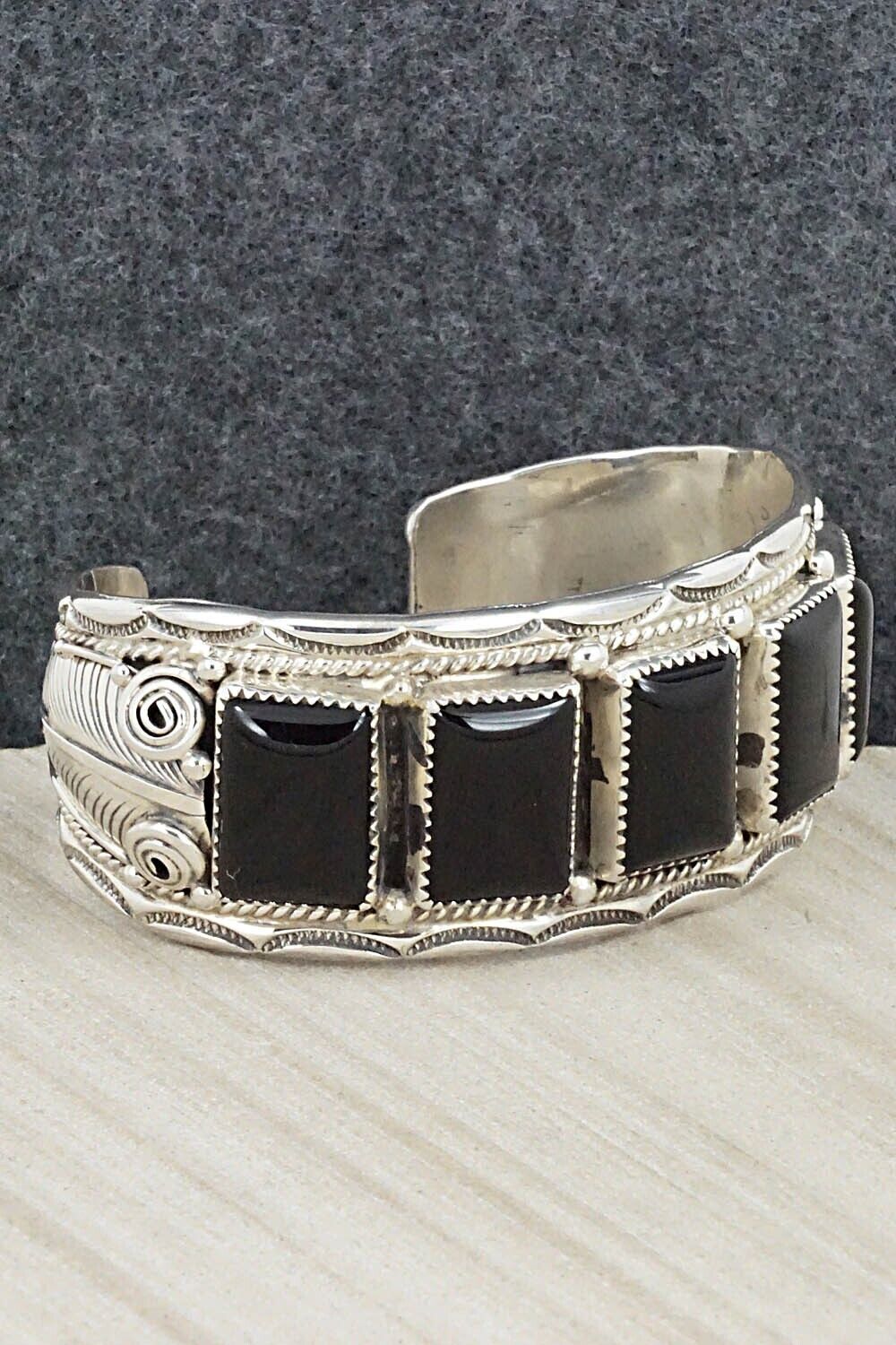 Onyx & Sterling Silver Bracelet - Darrell Morgan