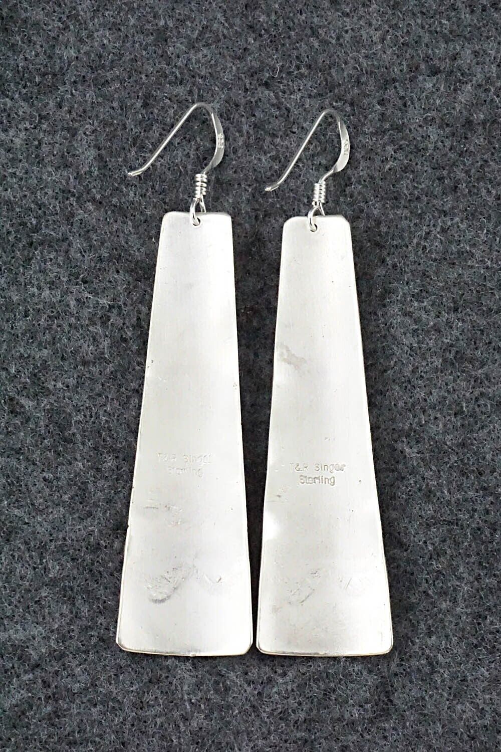 Turquoise & Sterling Silver Earrings - Rosita Singer