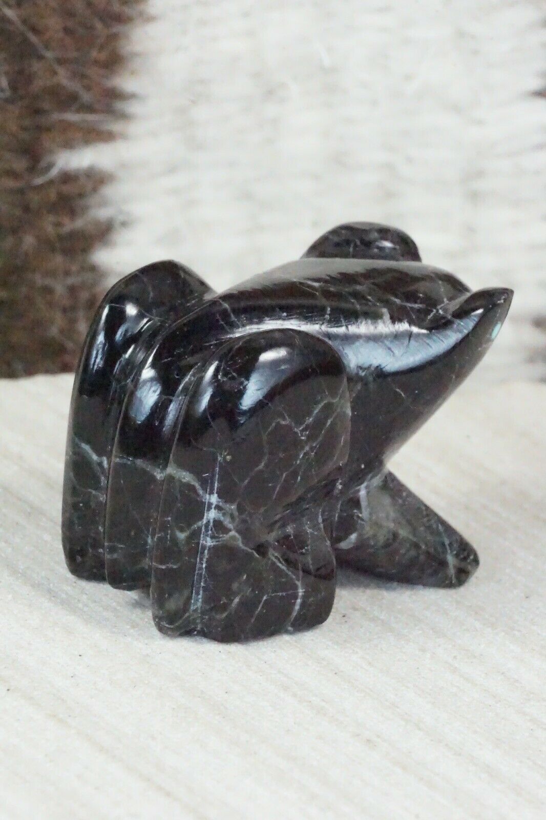 Frog Zuni Fetish Carving - Rick Quam - High Lonesome Trading