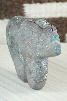 Bear Zuni Fetish Carving - Bernard Laiwakete