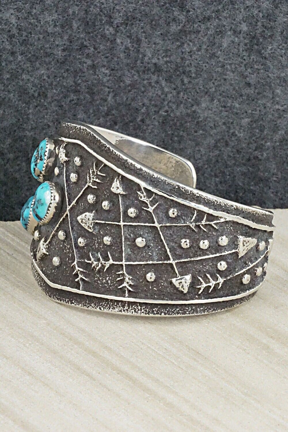 Turquoise & Sterling Silver Bracelet - Delbert Arviso