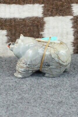 Bear Zuni Fetish Carving - Freddie Leekya