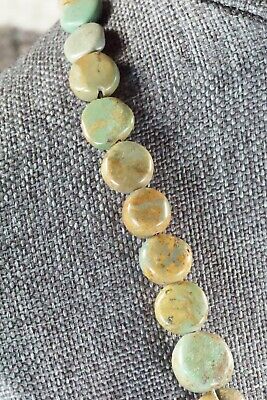 Turquoise, Coral & Sterling Silver Necklace - Navajo