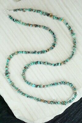 Turquoise & Sterling Silver Necklace - Navajo