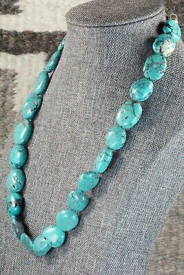 Turquoise & Sterling Silver Necklace - Navajo