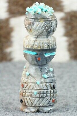 Corn Maiden Zuni Fetish Carving - Carl Etsate
