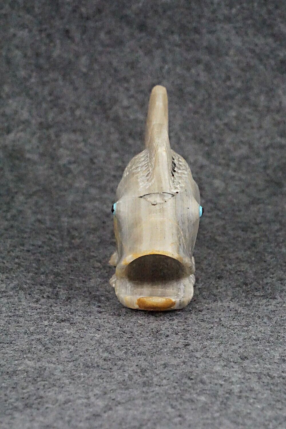 Bass Fish Zuni Fetish Carving - Glendon Lasiloo