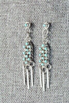 Turquoise & Sterling Silver Earrings - Abigail Amesoli - High Lonesome Trading