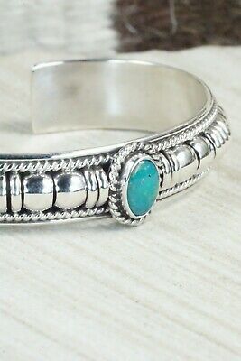 Turquoise & Sterling Silver Bracelet - Thomas Charley