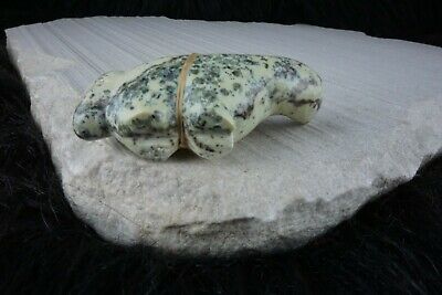 Wolf Zuni Fetish Carving - Delvin Leekya - High Lonesome Trading