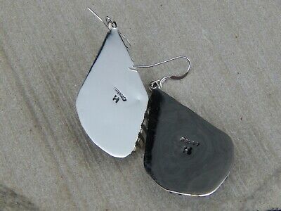 Navajo Sterling Silver & Lapis Earrings - Henry Attakai - High Lonesome Trading