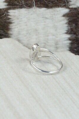 Spiny Oyster & Sterling Silver Ring - Robert Martinez - Size 6.75