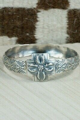 Navajo Sterling Silver Bangle Cuff - Tim Yazzie