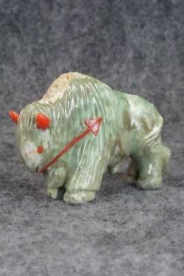 Buffalo Zuni Fetish Carving - Andres Quandelacy