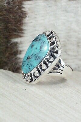 Turquoise & Sterling Silver Ring - Jimson Belin - Size 5.75