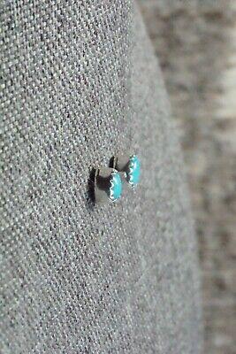 Turquoise & Sterling Silver Earrings - Annie Spencer - High Lonesome Trading