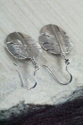 Sterling Silver Feather Earrings - Ben Begay